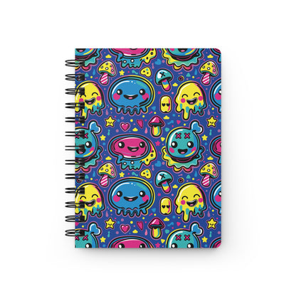 Third Hour of Mischief Slushborn Oozeling Scrawls on Spiral Bound Journal