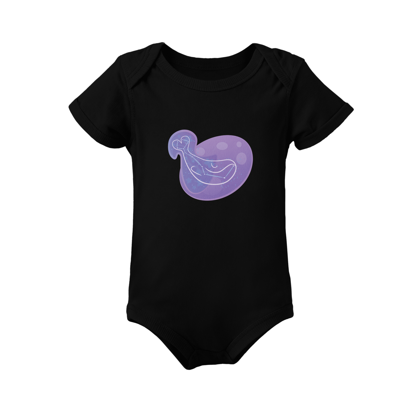 Mir the Spunky Calf Astral Nadir Traces on Infant Baby Rib Bodysuit