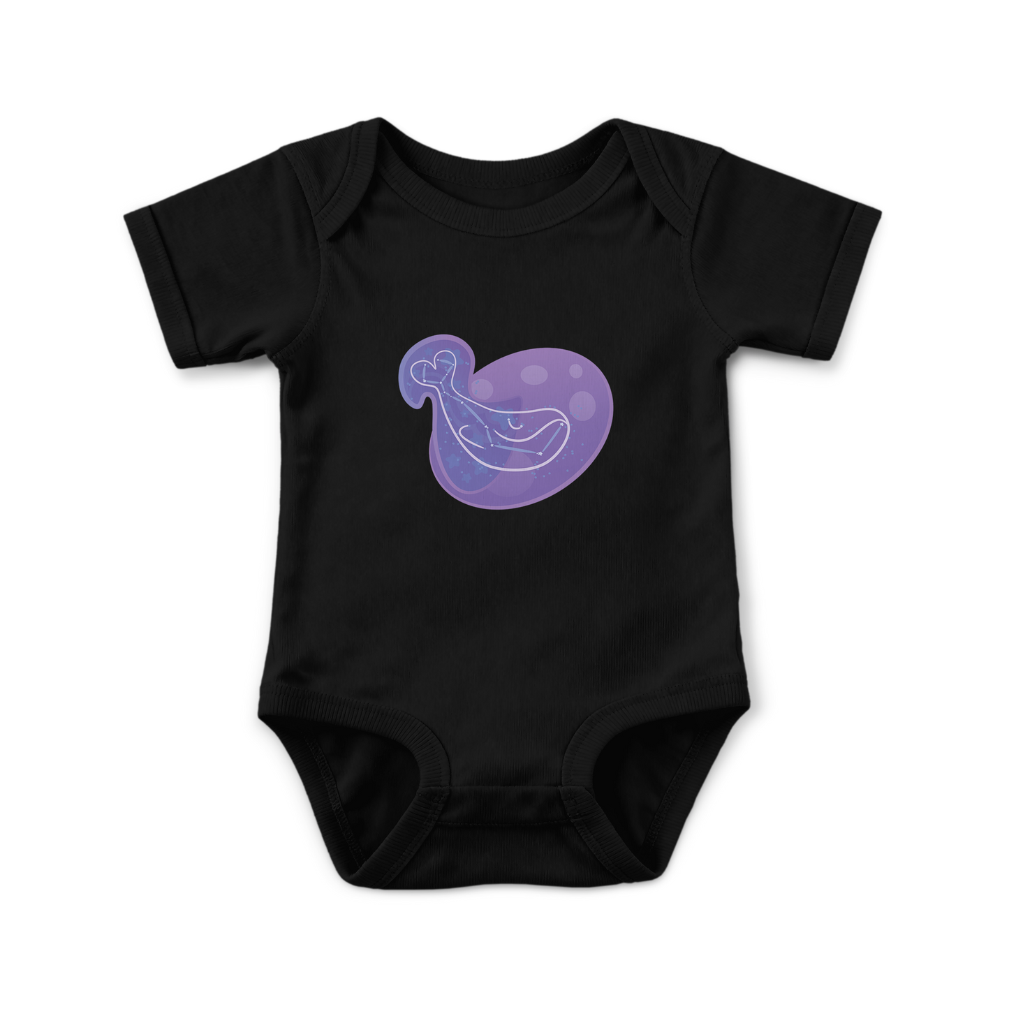 Mir the Spunky Calf Astral Nadir Traces on Infant Baby Rib Bodysuit