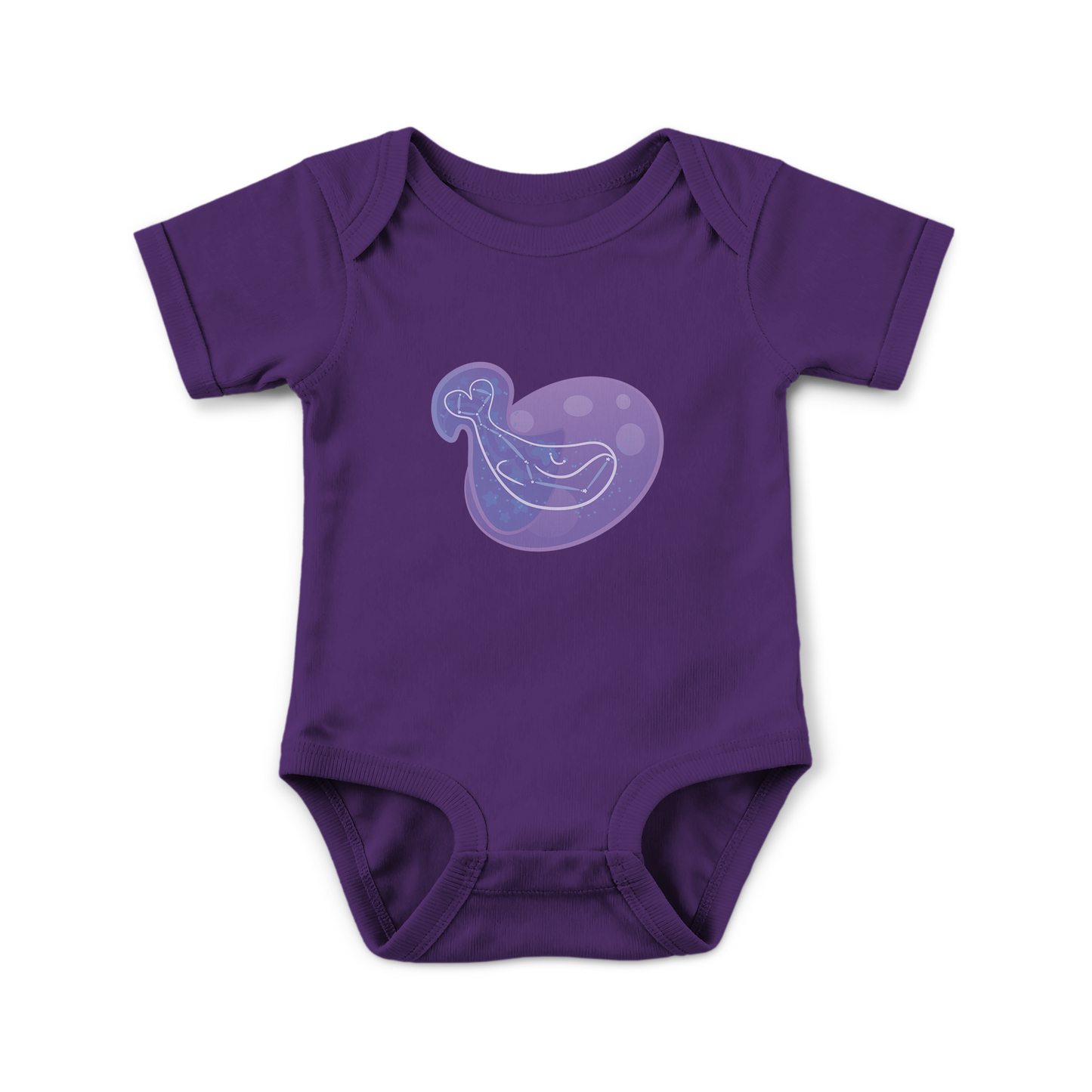 Mir the Spunky Calf Astral Nadir Traces on Infant Baby Rib Bodysuit