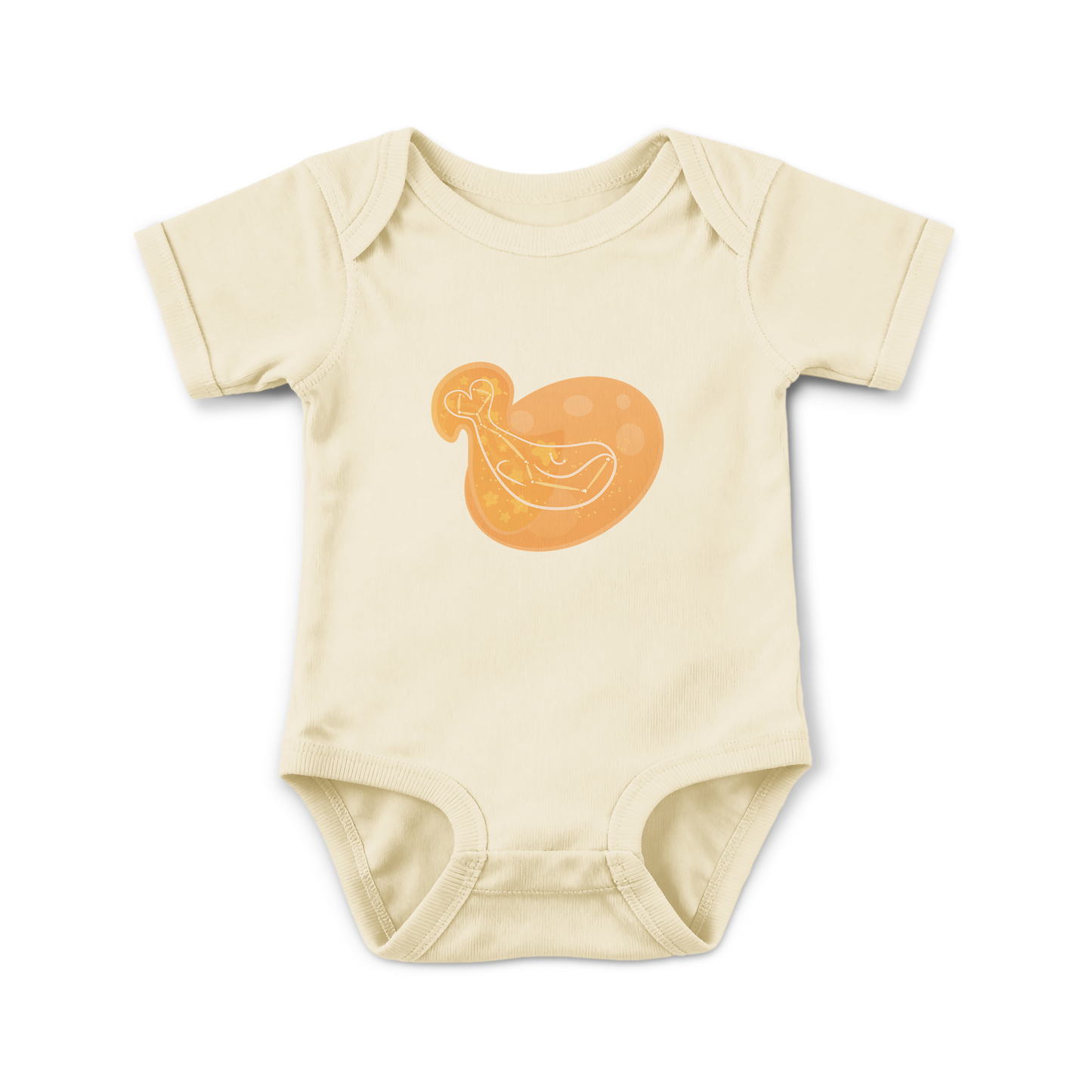 Mir the Spunky Calf Astral Dawn Traces Infant Baby Rib Bodysuit