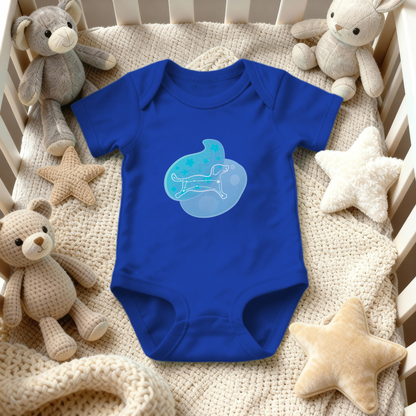 Rius the Loyal Puppy Astral Zenith Traces on Infant Baby Rib Bodysuit