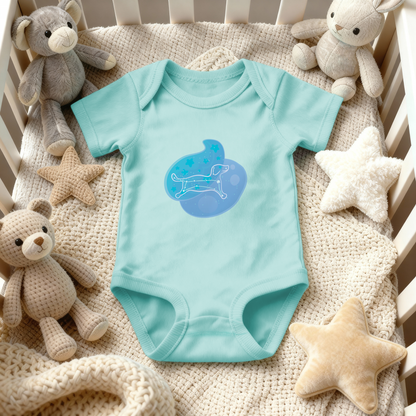 Rius the Loyal Puppy Astral Zenith Traces on Infant Baby Rib Bodysuit