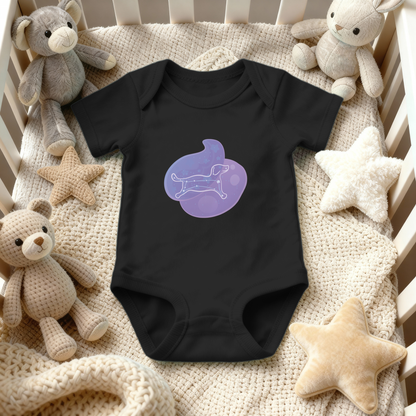 Rius the Loyal Puppy Astral Nadir Traces on Infant Baby Rib Bodysuit