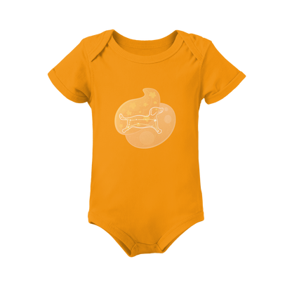 Rius the Loyal Puppy Astral Dawn Traces Infant Baby Rib Bodysuit