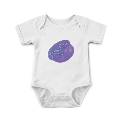 Lyn the Keen Kitten Astral Nadir Traces on Infant Baby Rib Bodysuit