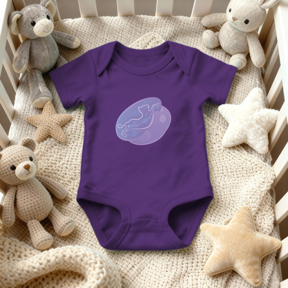 Lyn the Keen Kitten Astral Nadir Traces on Infant Baby Rib Bodysuit