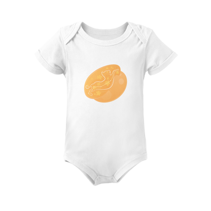 Lyn the Keen Kitten Astral Dawn Traces on Infant Baby Rib Bodysuit