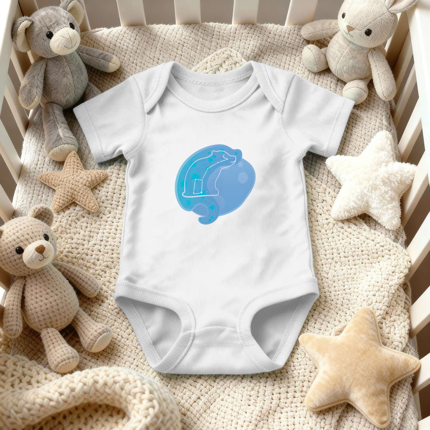 Aris the Guiding Cub Astral Zenith Traces on Infant Baby Rib Bodysuit