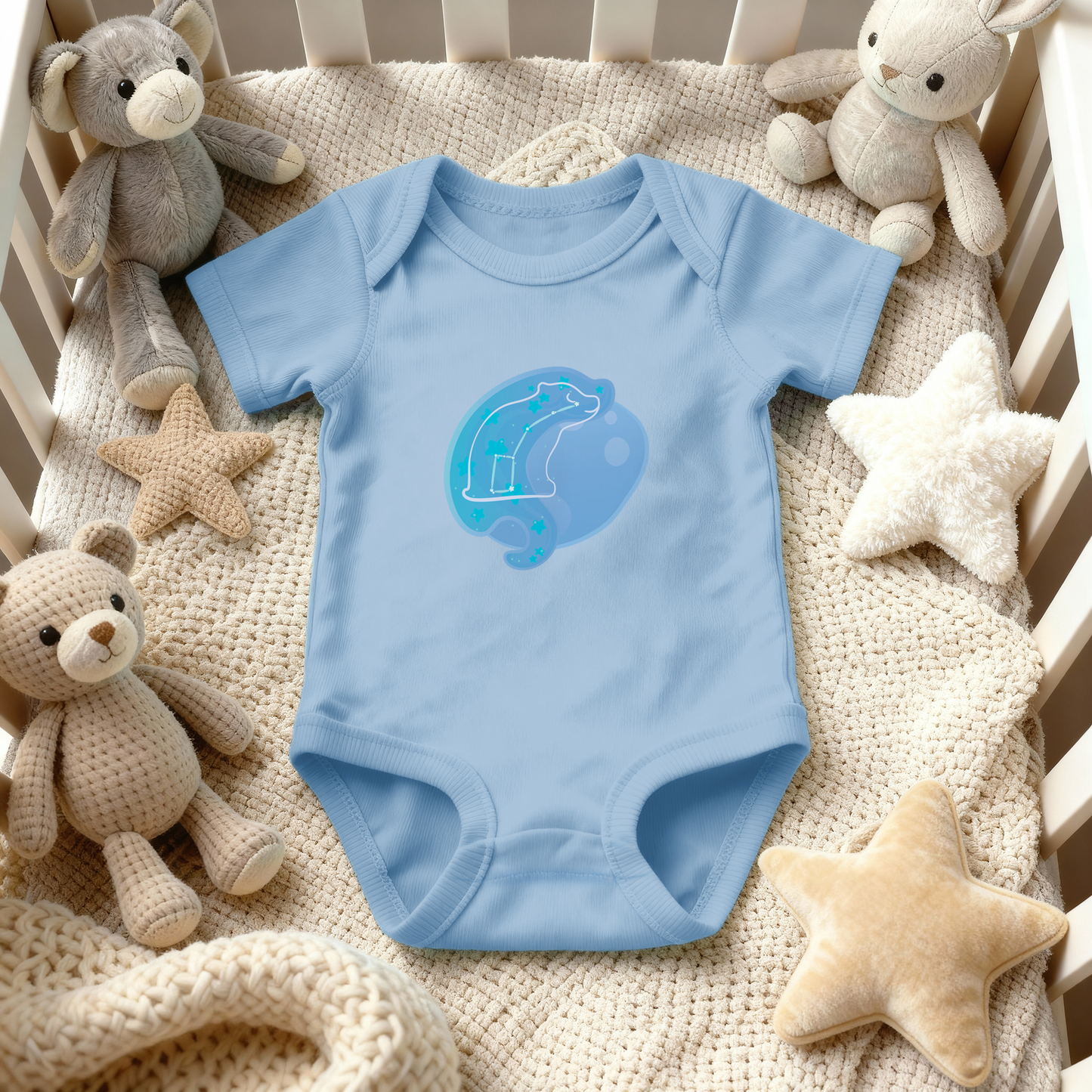 Aris the Guiding Cub Astral Zenith Traces on Infant Baby Rib Bodysuit